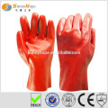 Sunnyhope rot pvc voll beschichtete Handschuhe